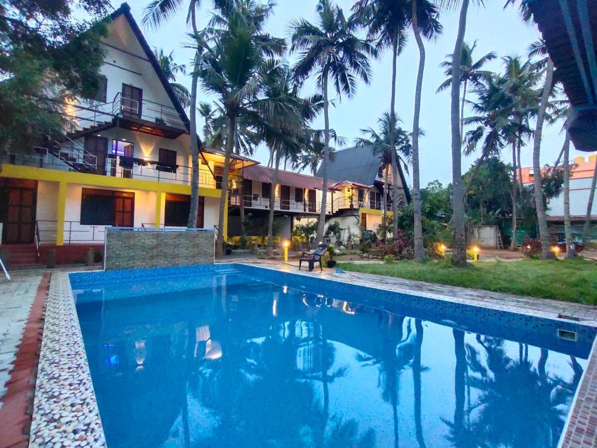 Pv Cottages - Serenity Beach Pondicherry Exteriör bild